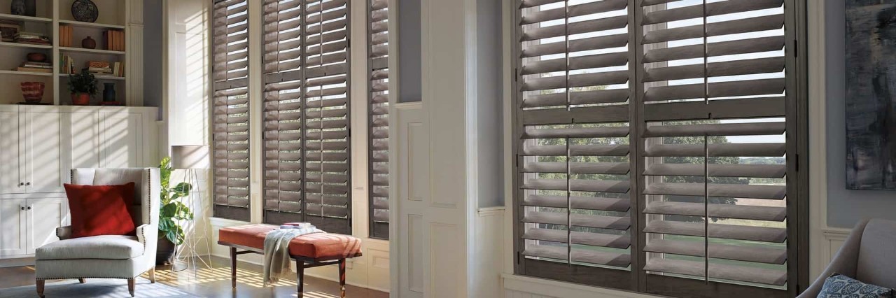 Hunter Douglas Heritance® Hardwood Shutters, Bedroom Window Treatments, near Grand Rapids, Michigan (MI)